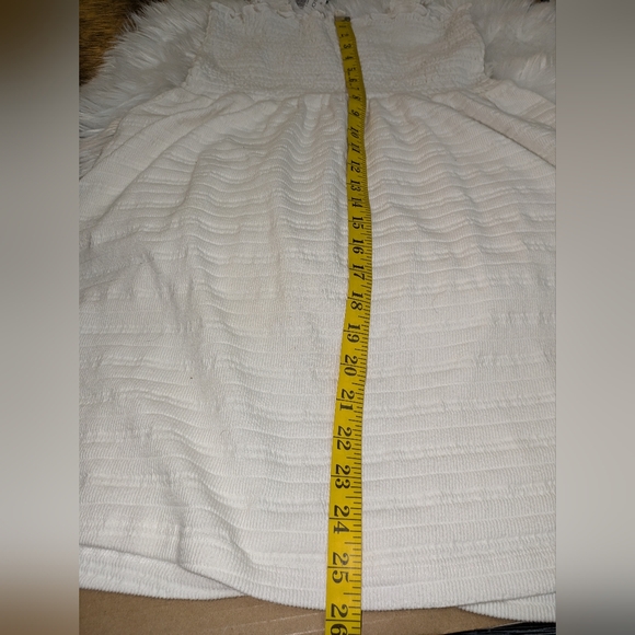 Roxy Women's White Hang 10 Of the Shoulder Mini Sundress. NWT Size M - Picture 12 of 12